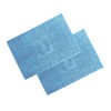 OG-ER Bath Mat Set, 2-Piece Terry Cloth Shower Mat, Washable