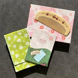 (Styleneo) Treatment Comb, Barwood Comb, Prize Japan Comb, Beautiful Figure, 100% Natural Squeeze, Camellia Oil Barwood Comb, Approx. Height 1.9 x Width 4.6 inches (4.7 cm), Made in Japan (Owl)