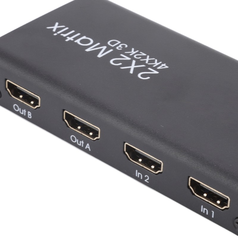 HD Multimedia Interface Switcher 2 in 2 Out 4K 30Hz