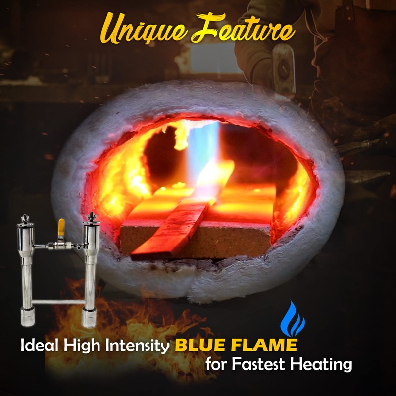 SIMOND STORE Propane Forge Double Burner (with Valve)