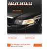 AXLAHA for 1998-2011 Ford Crown Victoria Headlights Chrome Pair