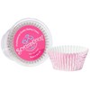 Scrumptious Sprinkles Baby Pink Foil Cupcake Cases x 30, Fabric,