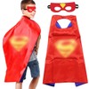 XIWJLWO Superhero Children's Costume Set with Cape & Felt Mask