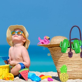 aoozleny Beach Towel Chair Clips 4 Pcs, Big Size Pineapple Plastic Lounge Chair Towel Clips, Pool Clips to Keep Towel from Blowing Away for Family Daliy Use