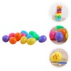 Kisangel Easter Egg, 24pcs Plastic Easter Egg Graffiti Easter Egg