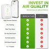 BREATHE Airmonitor Plus: Smart Air Quality Monitor Indoor - 8-in-1