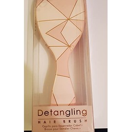 CALA - cepillo ovalado para desenredar cabello húmedo y seco (rosa geométrico)