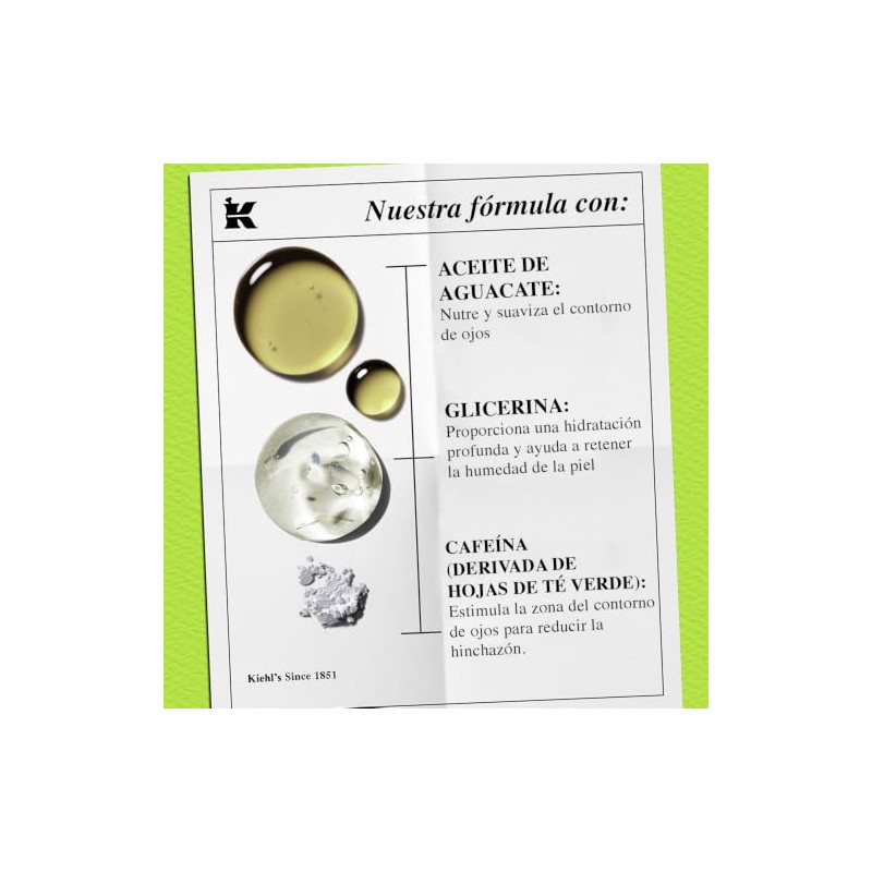 Kiehl’s Avocado Eye Treatment - Crema Contorno para Ojos Hidratante