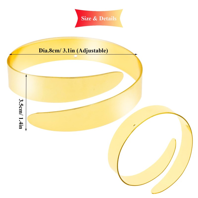 [Yzbeutf] Chic Egyptian Cleopatra Swirl Snake Arm Cuff Snake Upper