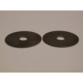 Lamp SET OF 2 - 1 1/2" STEEL WASHERS SLIPS 1/8IP LAMP PART NEW 57029J