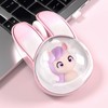Lomiluskr Cute Bunny Wireless Mouse, Bluetooth/2.4G Dual Mode, Candy Colors,