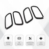SQQP Carbon Fiber Inner Door Handle Cover Trim Ring Kit