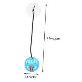 WOONEKY Bearded Dragon Toys Bell Balls Pcs Reptile Toy Set Fun for Household Random