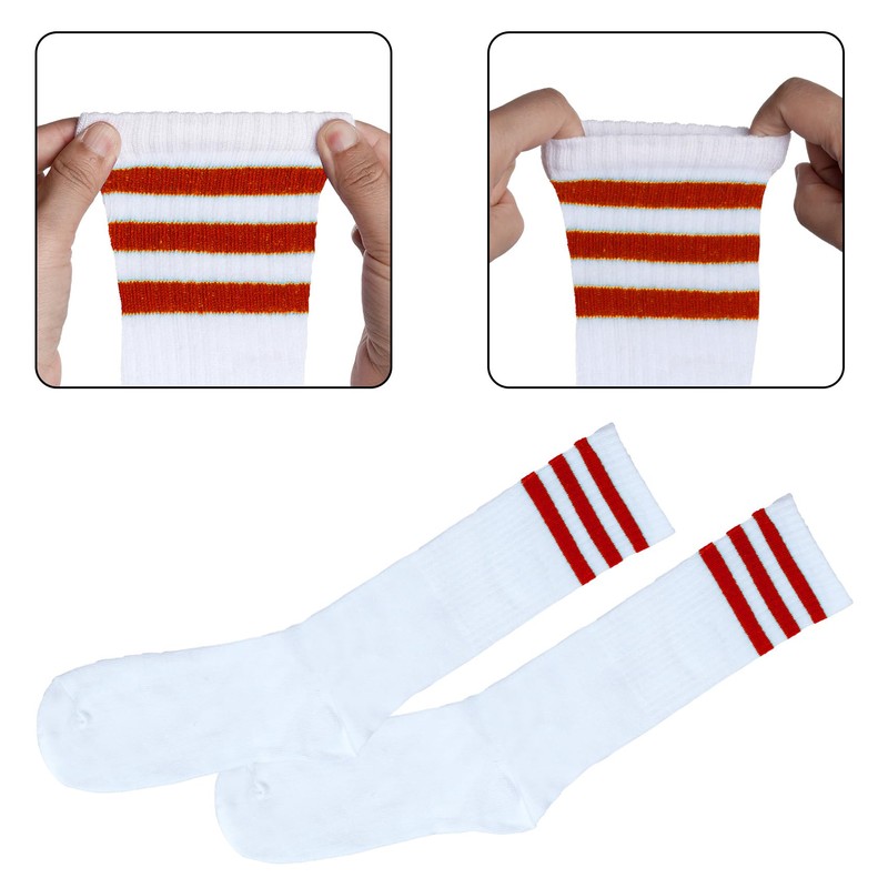 Haakong Striped Sweatbands Set Sports Headband and Wristbands Sweatbands Striped