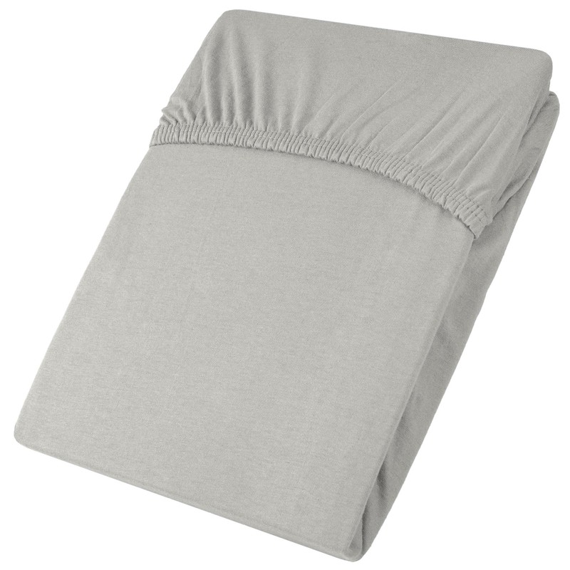 aqua-textil Viana Fitted Sheet Cotton Jersey Sheet Bed Sheet Duvet