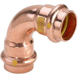 Viega Profipress 345471 Elbow Gas 90° 2616 Copper with SC-Contour 18 mm