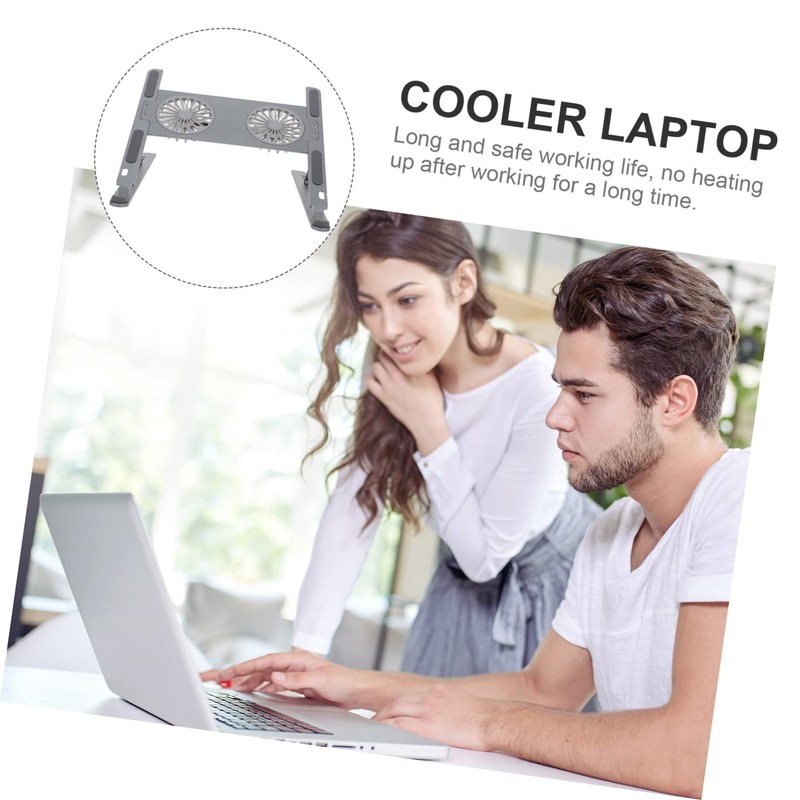 Mobestech Detachable Aluminum Laptop Cooling Pad 8 Gear Height Adjustment