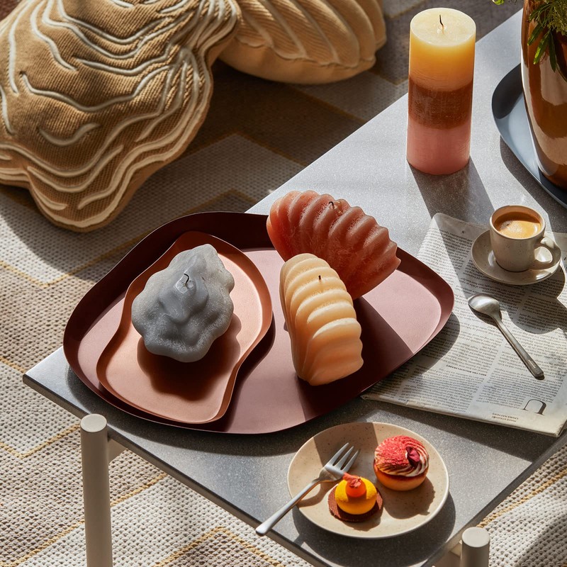 Broste Copenhagen 71178040 Serving Plate, Iron, 34 x 27 x