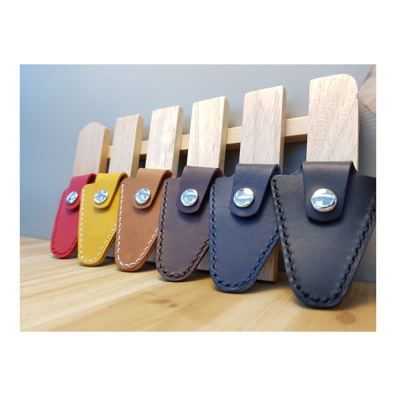 Above Leather Nipper Case Nail Art - Navy / 어보브