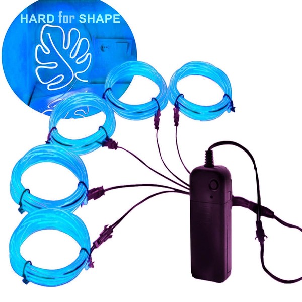 Ourbest [New Hard Structure Version] 5 Splitter 2Meter Neon Strip