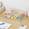 Gttyowyin 4 Drawer Clear Stackable Acrylic Sunglasses Storage Organizer for