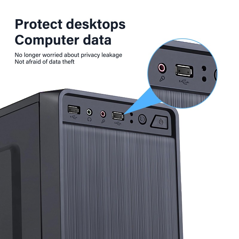 GINTOOYUN USB Port Lock Removable USB -A Port Blocker with