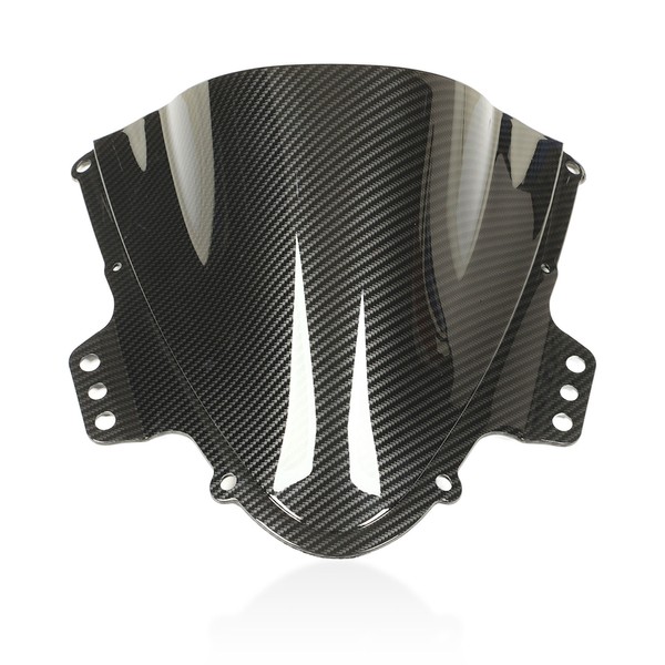 Motorcycle Windscreen Carbon Fiber Style Windshield Replacement for Suzuki GSXR