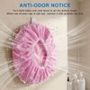 CHFONG Terry Lined Shower Caps for Women, 4 PCS Cloth