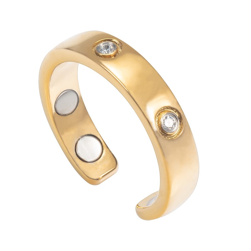 MagnetRX® Magnetic Ring for Women - Elegant Crystal Ring -