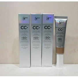 IT COSMETICS YOUR SKIN BUT BETTER CC+ CREAM SPF 50+ RICH 1.08 OZ BOXED LOT OF 3