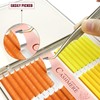 Colored Lash Extensions, 32 Rows Cashmere lash extensions, 0.07 D