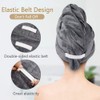 SUNLAND Hair Drying Towel, Water Absorbent, Daily Towel, Microfiber, Big