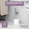 Piazza Bathroom Range 2 in 1 Toilet Roll Holder Stainless