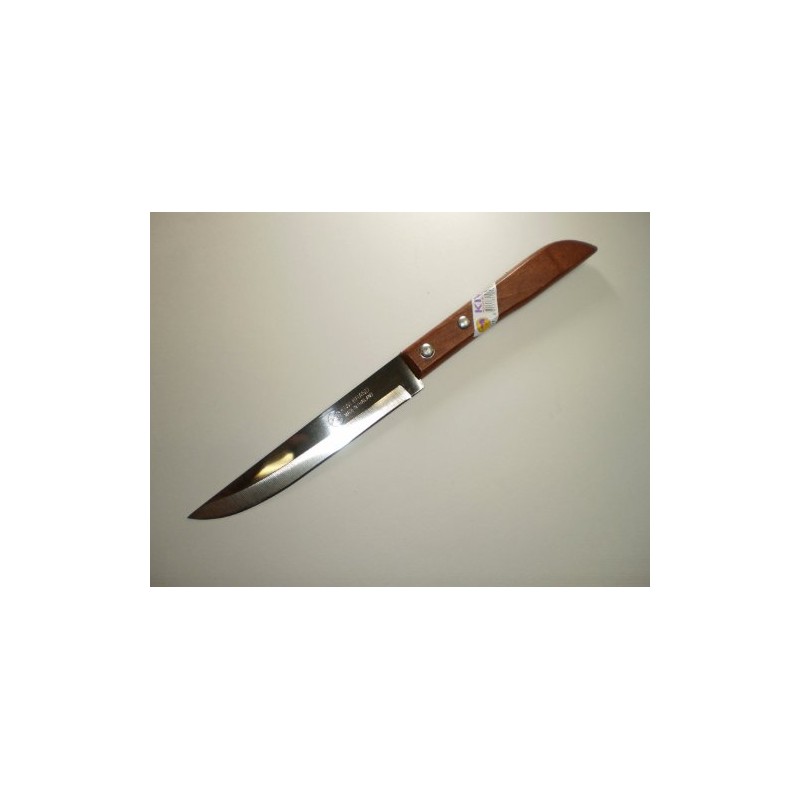 Set of 3 KIWI Stainless Steel Knives, wood handle #