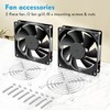 Wathai 80mm 24V DC Cooling Fan 2Pin 24Volt 80mm x