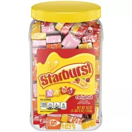 Starburst Original Fruity Chewy Candy Bulk Jar 54 oz