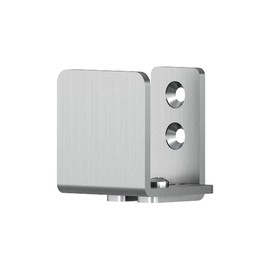 JUBEST Stainless Steel Floor Guide Wall Mount Sliding Barn Door Hardware Up to 1-3/4"W 1-7/8"H