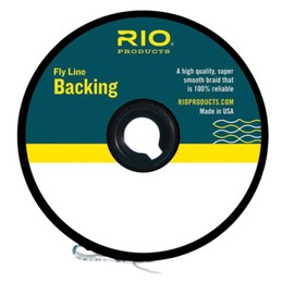 RIO Products Dacron Fly Line Backing - High Strength Braided Line with Low Stretch - Super Smooth Fly Reel Backing - 30LB - 100YD - Red