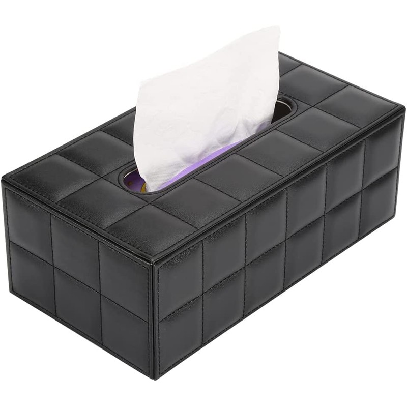 KINGFOM PU Leather Cosmetic Tissues Box Tissue Box Tissue Box