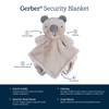 Gerber Baby Plush Lovey Security Blanket, Koala, One Size
