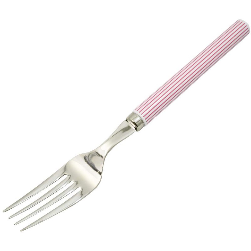 Kai FA5172 KAI Fork, Large, Striped Pattern, Made in Japan
