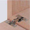 Hafele 6120832502 Flap Hinge, 45° Miter Applications Nickel Plated -