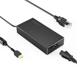 Adaptador de corriente de cargador de CA de 170 W para Lenovo ThinkPad P1 P50 P51 P52 P53 P70 P71 P73 W540 W541 T540P P15 P17 T15G T15P