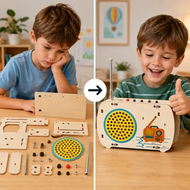 DIY STEM Science Experiment Kit for Kids – Hands-On Educational Model Building Toy for School Projects, Home Learning & Gifts