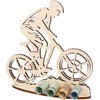 WORTGEFECHTE XL Money Gift Made of Wood Mountain Bike Gift