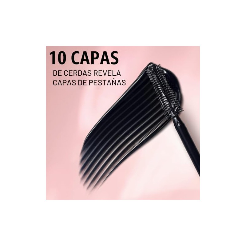Maybelline Lash Sensational Mascara Lavable - Voluminizador, Alargamiento, Efecto Abanico