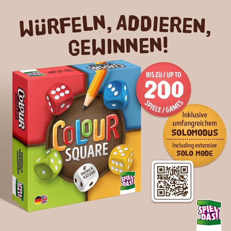 SPIEL DAS! Verlag - Colour Square - Exciting Roll &