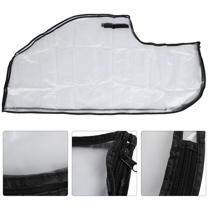 Golf Rainproof Bag Cover,Portable PVC Transparent Dustproof Waterproof Golf Bag