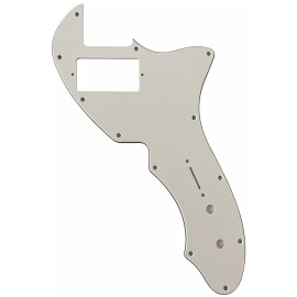 Unbranded Custom For Fender 69 Telecaster Thinline Guitar Pickguard PAF,3 Ply White