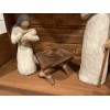 Willow Tree Wooden Manger for Nativity Creche ,Hand-Made,Wil